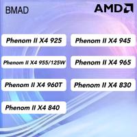 ราคา หน่วยประมวลผลซีรีส์ AMD Phenom II X4 925 945 955 125W 965 960T 830 CPU 840 (20629600904)