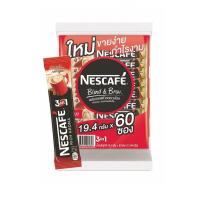 ราคา เนสกาแฟ กาแฟ 3in1 ชนิด 60 ซอง ริชอโรมา แดง (1967430143)