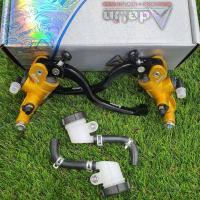 ราคา ปั้มบน Adelin กระทุ้งข้างขวา ข้างซ้าย PX 01 ลูกสูบ17mm สีทอง สำหรับใส่ YAMAHA N MAX155 รหัสสินค้า 033484 032264 (8257125858)