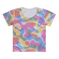 ราคา ชุดเต้นรำแขนสั้นแบบสตรีทเสื้อยืดลำลองชุดแขนสั้นมีกลิตเตอร์เด็กเด็กผู้ชายเด็กผู้หญิงแจ๊สเลื่อมมีกลิตเตอร์ (20451533914)