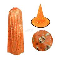 ราคา ผ้าคลุม เสื้อคลุมแม่มด เสื้อคลุม ผ้าคลุมฮาโลวีน หมวกแม่มด หมวก ของตกแต่ง ฮาโลวีน ผ้าคคลุมมีปก พ่อมด แม่มด Halloween (16435965424)