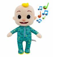 ราคา Cocomelon Musical Bedtime JJ Doll Watermelon Press Tummy and JJ Sings Bedtime Toys for Babies (16481694524)