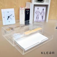 ราคา KlearObject Office Box กล่องอะคริลิคใสใส่เครื่องเขียน ที่ใส่ปากกา ที่ใส่ดินสอ ใส่กระดาษ ชุดของใช้ตั้งบนโต๊ะทำงาน KD003 พร้อมส่ง (12974851841)