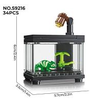 ราคา บล็อกตัวต่อชุดพลาสติกขนาดเล็กของนาโน6ตัวเลือก Untranslated ตู้ปลาฉากแบบอิฐของเล่นบล็อกตัวต่อตัวตลกที่สร้างสรรค์ (21126678173)