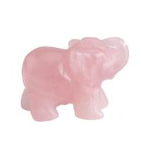 ราคา ตกเเต่งควอตซ์ทำมือคริสตัลแกะสลักรูปช้างหินรูปปั้นช้างตกแต่งขนาดเล็กงานฝีมือ (21083694901)