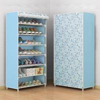 ราคา MRS DIY ตู้รองเท้า 2 บล็อค ตู้เก็บรองเท้า ตู้ผ้าใบ ตู้เก็บรองเท้า ตู้เก็บรองเท้ามีผ้าคลุมกันฝุ่น ชั้นวางรองเท้า ตู้วางรองเท้า CC1 CC5 (15127892842)