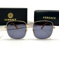 ราคา Versace แว่นตากันแดด รุ่น Mod 2240 1002 Gold Blue (21259272287)