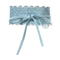 ราคา Broadfashionแฟชั่นลูกไม้กว้างTie Upผู้หญิงเดรสทรงรัดเอวPartyเข็มขัดรัดเอวSash Decor (4454912373)