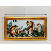 ราคา ภาพมงคล กรอบมงคล กรอบรูปเสือแนวนอน ขนาดใหญ่กว้าง 34 ซ ม ยาว 62 ซ ม พร้อมกรอบไม้โพลีสีทอง กรอบรูปมงคล กรอบรูปเสือแนวนอน (10405856501)