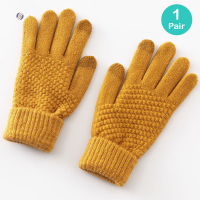 ราคา Be Cools ถุงมือกันลมกันหนาว1คู่ ถุงมือถักกันหนาวถุงมือกันหนาวแบบเต็มนิ้วกันลมกันหนาวถุงมือปั่นจักรยานกันหนาว (20954122323)