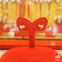 ราคา ต่างหูทองคำ 0 6 กรัม ลายหัวใจ2ชั้น ทองคำแท้ 96 5 มีใบรับประกัน ขายได้ จำนำได้ มีใบรับประกัน (15506626881)