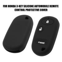 ราคา ที่ใส่อุปกรณ์ป้องกันปลอกกุญแจรีโมทรถยนต์อัจฉริยะซิลิโคน3ปุ่มสีดำสำหรับ Honda Civic Element นักบินข้อมูลเชิงลึก Accord CRV 2001 2005 (20861366377)