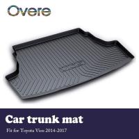 ราคา 1Set Car Cargo rear trunk mat For Toyota Vios 2023 2022 2021 2020 2019 2018 2014 2015 2016 2017 Styling Anti slip carprt Waterproof mat Car Rear Trunk Tray Cargo Boot Liner Mat Floor Protector Carpet 
