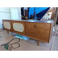 ราคา ส่งฟรี ชั้นวางทีวีไม้สักเก่า cabinet drawers solid teak wood 2 m ขนาด ยาว 200 w45cm สูง80cm ชั้นวางทีวี55 ชั้นวางทีวีไม้สักแท้ ชั้นวางทีวีไม้ยาว 2 เมตร (20855168136)