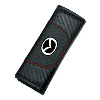 ราคา Ciscos คาร์บอนไฟเบอร์ หนัง ถุงมือดึงหลังคารถยนต์ สำหรับ Mazda 2 CX3 3 CX8 CX5 (20697154199)