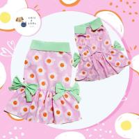 ราคา ชุดคู่หมาแมว เสื้อหมา เสื้อแมว ชุดเดรสหมาแมว ลายไข่ดาวสีชมพู (20572744373)