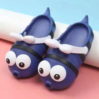 ราคา รองเท้าแตะเด็ก รองเท้าเด็กเล็ก รองเท้าลายการ์ตูน รูปผึ้งน่ารัก มีหลายสี มีที่รัดส้น วัสดุนุ่มเบาใส่สบาย sd09 (14701722140)
