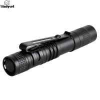 ราคา Studyset IN stock XPE Clip Mini LED Flashlight Torch Waterproof Handheld Penlight Lamp Powered by AAA batteries Not Included (19995024369)