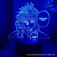 ราคา COD 3D Night Light Mantra Back War Series รีโมทคอนลแบบสัมผัสสีดำ 16 สีสวย USB โคมไฟ LED โคมไฟข้างเตียงไฟของขวัญ (15959619536)