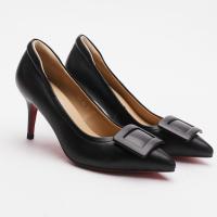 ราคา Choushoes รองเท้าหนังแกะ รุ่น Leena ความสูง 3 นิ้ว หัวแหลม ใส่สบาย ไม่บีบหน้าเท้า ส้นสูงเรียว (12242669623)