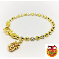 ราคา กำไลข้อมือห้อยถุงทอง พร้อมสร้อยคอ 2 สองกษัตริย์ ไม่ลอกไม่ดำ มีเก็บเงินปลายทาง ส่งของวันเว้นวัน (12533814604)