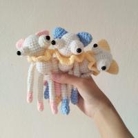 ราคา พวงกุญแจตุ๊กตาโครเชต์ น้องแมวตาโปน (21205332651)
