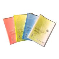 ราคา Flamingo แฟ้มโชว์เอกสาร 9084 A5 40ไส้ มีให้เลือก 4 สี ฟ้า เขียว ใส แดง ราคา 1 เล่ม สอดปกด้านหน้าได้ (1902380680)