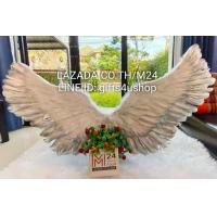 ราคา 1 อัน ขอบทอง ขนาด 25x80 c m ปีกขนนก ปีกแองเจิล ปีกนางฟ้า ปีกนก ปีกเทวดา ปีกขนนก ปีกนางฟ้าขนนก ปีกแฟนซี ที่คาดผม วงแหวน เทวดา นางฟ้า แองเจิล m24 (15124157358)