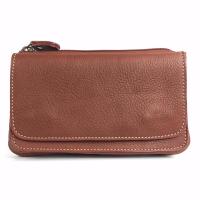 ราคา Chinatown Leather กระเป๋ามือหนังวัวแท้ขนาด iphone 6 7 พลัส สีแทน (131093853)