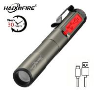 ราคา HaixnFire ไฟ P23ทางการแพทย์โคมไฟคู่ ไฟฉายหลอดยูวีแสงสีขาวอายุการใช้งานแบตเตอรี่30ชั่วโมงไฟฉาย USB แบบชาร์จได้ไฟสำหรับการตั้งแคมป์ (18685914947)