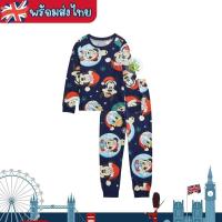ราคา พร้อมส่ง 1 6Y ชุดนอนเด็กผู้ชาย ลาย มิกกี้เมาส์ Mickey mouse ชุดคริสต์มาสเด็ก แบรนด์ TU by jrqkidstore (20873943123)