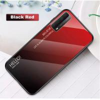 ราคา ส่งจากไทย Case Huawei Y7A เคสกระจกสองสี เคสเงาไล่สี ขอบนิ่ม เคสโทรศัพท์ หัวเว่ย case huawei Y7a (5983272435)