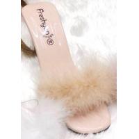 ราคา รองเท้าส้นแก้ว สูง 2 5 นิ้ว ขนฟรุ้งฟริ้งน่ารักๆ (11336690782)