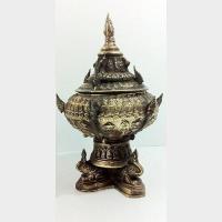 ราคา ขันบาตรน้ำมนต์ขาช้าง 7 นิ้ว โถน้ำมนต์ทองเหลือง (7902597854)