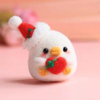 ราคา ตุ๊กตาใยขนแกะ DIY เซตพวงกุญแจลูกเจี๊ยบ พร้อมส่งในไทย (18895073601)