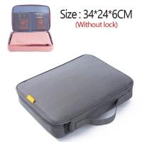 ราคา ขนาดใหญ่ความจุเอกสารเก็บกระเป๋ากันน้ำกันน้ำธุรกิจแฟ้มกระเป๋าเก็บเอกสารกระเป๋าอุปกรณ์เสริม (20992724222)