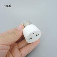 ราคา AC US EU UK to E26 E27 power supply LED bulb lamp Holder Base Socket Plug Screw Light Adapter Converter electric connector WB6TH (19767676557)