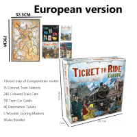 ราคา Ticket to Ride USA Europe Board Game คู่มือภาษาอังกฤษ ผู้เล่นหลายคน (21287147388)