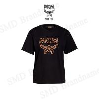 ราคา MCM เสื้อยืดสีดำ รุ่น Womens Clic Logo T Shirt Code MFT ASMM03 B200 เสื้อยืดสตรีท (19306526302)