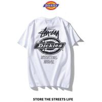 ราคา Dickies Stussy เสื้อยืดแขนสั้นพิมพ์ลายแฟชั่น (15052048640)