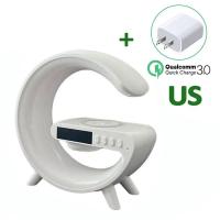 ราคา Mini Multifunction Wireless Charger Pad Stand Speaker TF RGB Night Light Fast Charging Station for Samsung Xiaomi (20608249278)