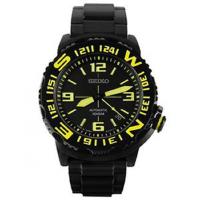 ราคา Karnvera Shop นาฬิกาข้อมือผู้ชาย Seiko Superior Automatic Mens Watch Black Yellow Stainless Steel Strap SRP449J1 (374352578)