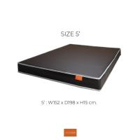 ราคา ZEN Collection ที่นอนยาง PE หนา 6 นิ้ว BROWNIE หุ้มหนัง PVC ขนาด 3 5 ฟุต 5 ฟุต 6 ฟุต PE Foam Mattress (17487666481)