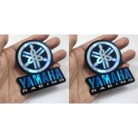 ราคา สติ๊กเกอร์ โลโก้ Yamaha สติกเกอร์ ยามาฮ่า สีฟ้า 2ชิ้น แต่งรถ ติดรถ ฺBlue Logo Sticker 3D ปั๊มนูน มอเตอร์ไซค์ mslaz yzf r3 r6 r15 aerox fino mio mt tzr nouvo Bigbike Motorcycle Racing (14080295374)