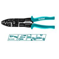 ราคา Total THT 15101 คีมย้ำหางปลา คีมอเนกประสงค์ คีมตัดสาย คีมปอกสาย คีมย้ำหัว คีมตัดหัวน๊อต ขนาด 10 นิ้ว 254 มม THT15101 คีมช่างไฟฟ้า (16728841596)
