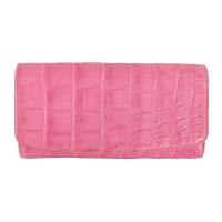 ราคา กระเป๋าสตางค์หนังจระเข้ แบบสามพับยาว สำหรับผู้หญิง สีเลือกได้ หนังจระเข้แท้ ลายเกิดเองตามธรรมชาติ หนังแท้ 100 (19631898659)