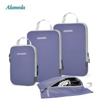 ราคา Alameda Compression Packing Cubes Luggage Packing Organizers for Travel Accessories with Shoe Bag Toiletry Bag (19335525543)