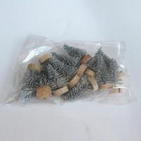 ราคา Houseeker 12ชิ้น Mini Christmas Tree Sisal Silk Cedar ตกแต่งต้นคริสต์มาสขนาดเล็ก ทองเงินสีฟ้าสีเขียวสีขาว Mini Tree (16062842763)