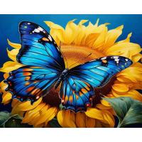 ราคา ภาพวาดระบายสีด้วยตัวเลขขนาด40X50ซม สีอะคริลิคผ้าใบวาดภาพภาพวาดดอกทานตะวันของขวัญส่วนบุคคล (20791050036)