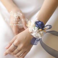 ราคา พร้อมส่ง จาก กทม ข้อมือเพื่อนเจ้าสาว I ดอกไม้ผูกข้อมือเพื่อนเจ้าสาว I ริบบิ้นผูกข้อมือ I Bridesmaid I Wrist corsage (18294355169)